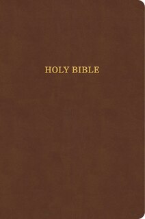 Couverture_KJV Large Print Thinline Bible, Value Edition, Brown LeatherTouch