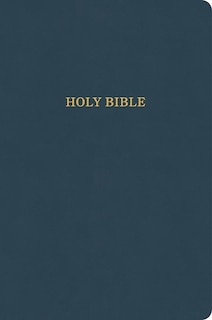 Front cover_KJV Large Print Thinline Bible, Value Edition, Slate Leathertouch