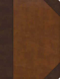 Front cover_KJV Notetaking Bible, Large Print Edition, Brown/Tan LeatherTouch Over Board