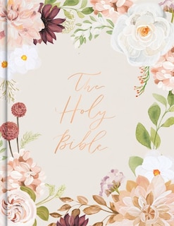 Front cover_KJV Notetaking Bible, Large Print Hosanna Revival Edition, Blush Cloth Over Board
