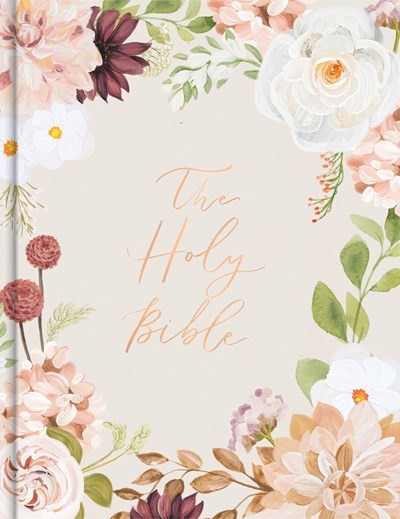 Front cover_KJV Notetaking Bible, Large Print Hosanna Revival Edition, Blush Cloth Over Board