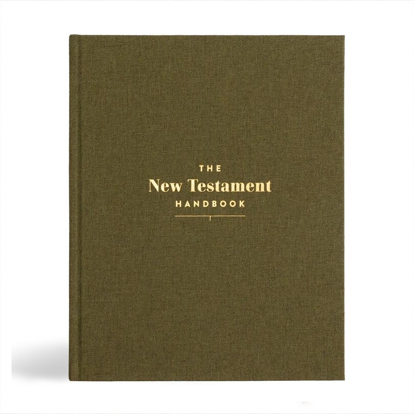 Front cover_The New Testament Handbook, Sage Cloth Over Board
