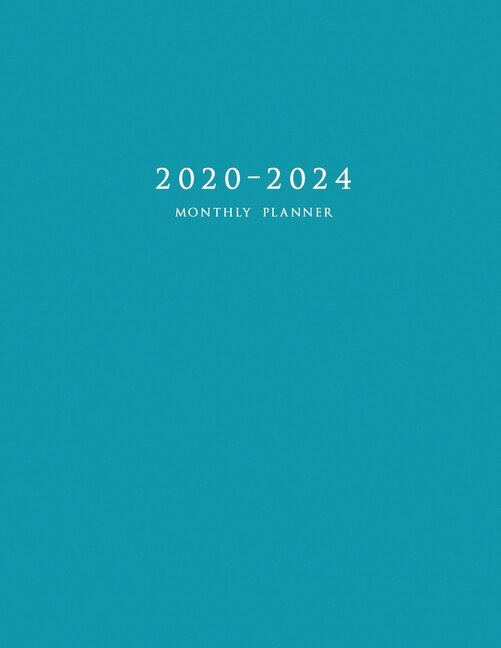 Front cover_2020-2024 Monthly Planner