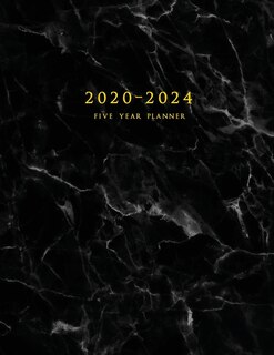 2020-2024 Five Year Planner: Large 60-month Schedule Organizer With Marble Cover (volume 2)