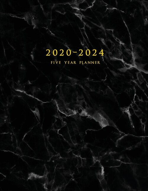 2020-2024 Five Year Planner: Large 60-month Schedule Organizer With Marble Cover (volume 2)
