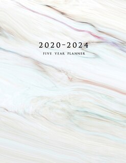 2020-2024 Five Year Planner: Large 60-month Schedule Organizer With Marble Cover (volume 7)