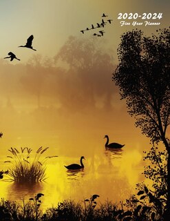 2020-2024 Five Year Planner: 60-month Schedule Organizer 8.5 X 11 With Beautiful Landscape Cover
