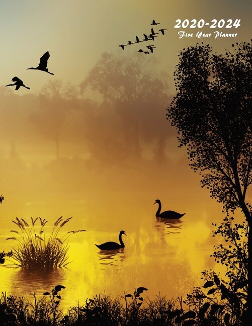 2020-2024 Five Year Planner: 60-month Schedule Organizer 8.5 X 11 With Beautiful Landscape Cover