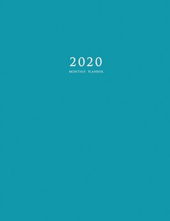 2020 Monthly Planner: Large Monthly Planner With Inspirational Quotes And Blue Cover