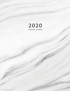 2020 Monthly Planner: Large Monthly Planner With Inspirational Quotes And Marble Cover (volume 3)
