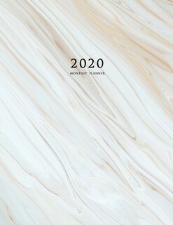 2020 Monthly Planner: Large Monthly Planner With Inspirational Quotes And Marble Cover (volume 5)