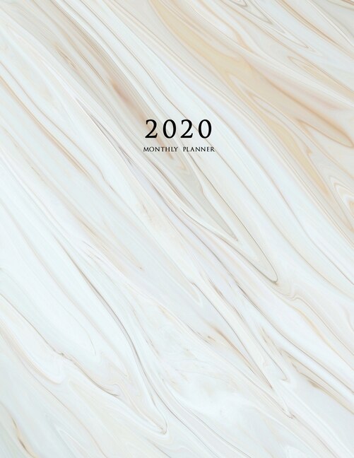 2020 Monthly Planner: Large Monthly Planner With Inspirational Quotes And Marble Cover (volume 5)