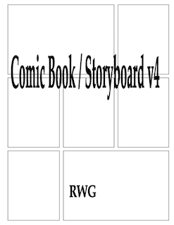 Comic Book / Storyboard v4: 200 Pages 8.5 X 11