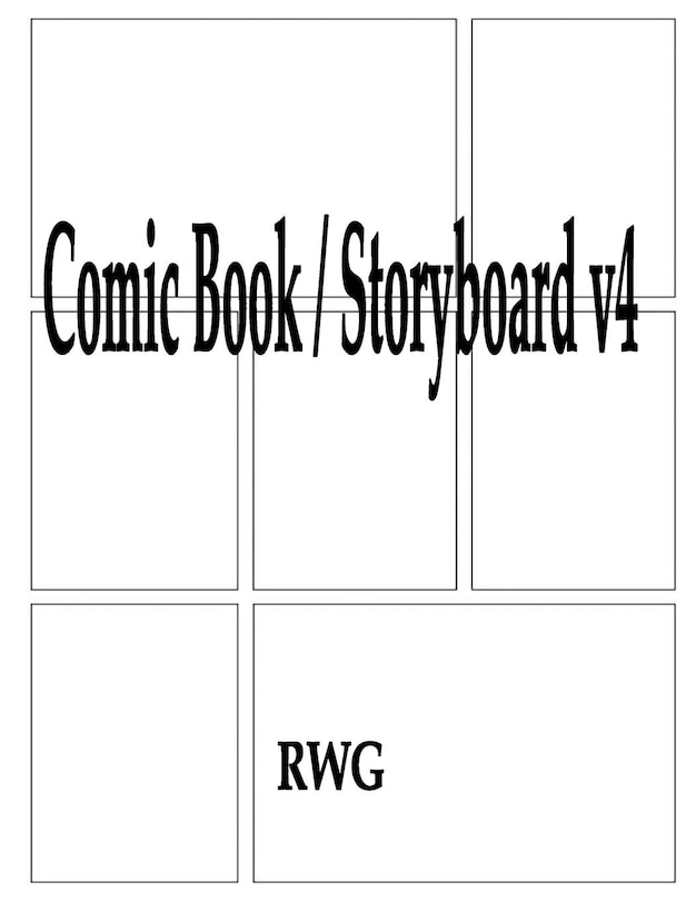 Comic Book / Storyboard v4: 200 Pages 8.5 X 11