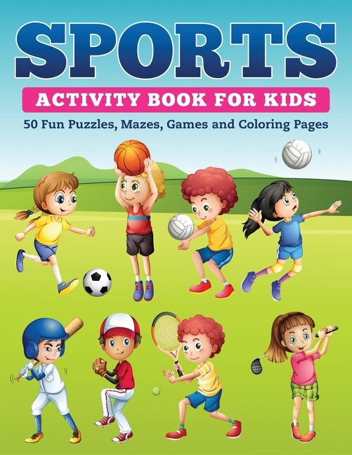 Front cover_Sports Activity Book For Kids