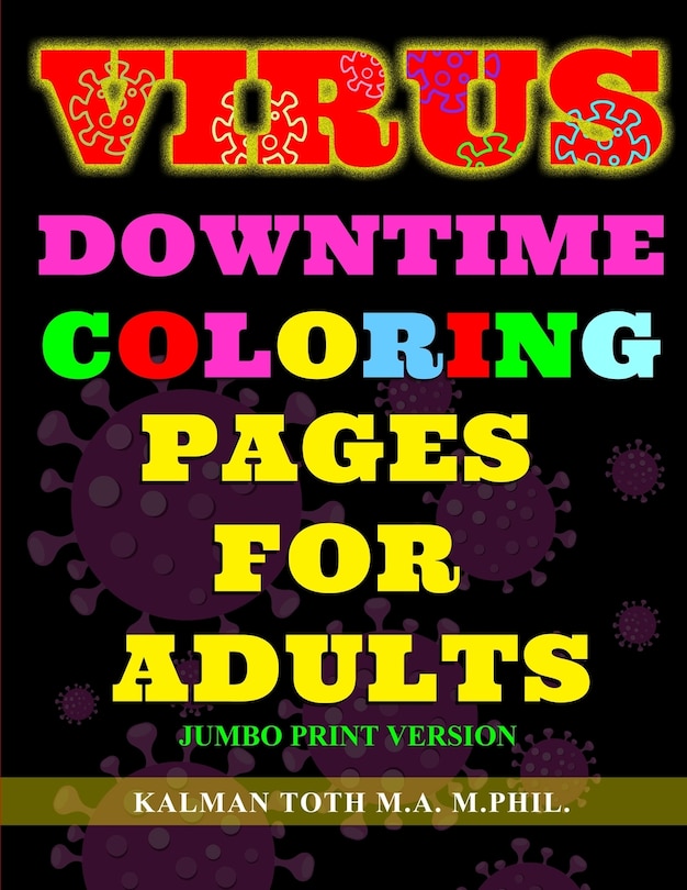 Front cover_Virus Downtime Coloring Pages for Adults