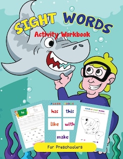 Front cover_Site Words Activity Workbook For K-1st Grade For Reading Success!