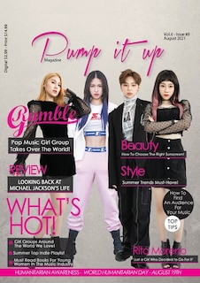 Front cover_Pump it up Magazine - K-Pop Sensation RUMBLE G - August 2021