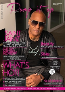 Front cover_Pump it up Magazine - Rising RnB Icon Saint Jaimz