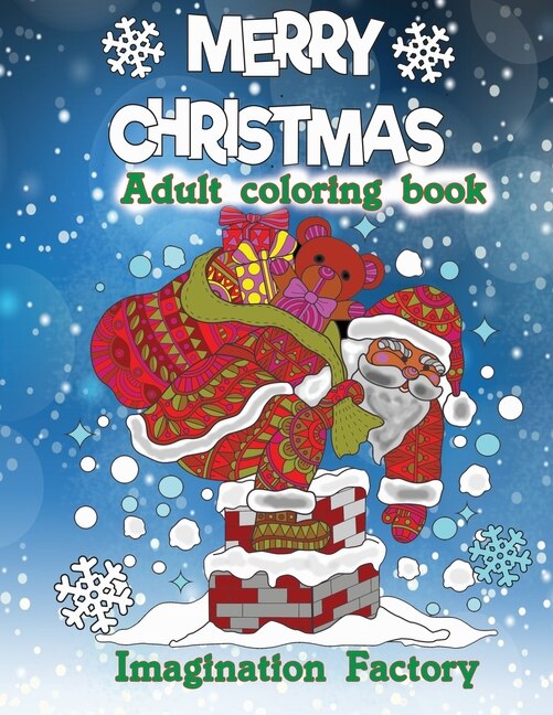 Front cover_Merry Christmas Adult coloring book