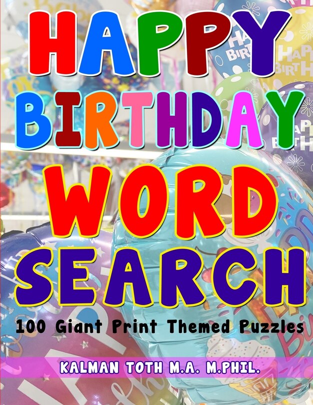 Happy Birthday Word Search