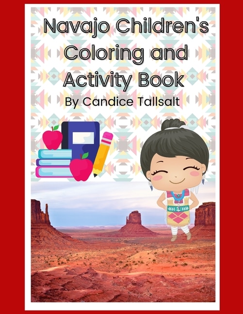 Front cover_Navajo Children's Coloring And Activity Book