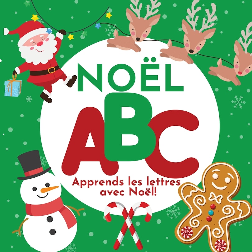 Front cover_Noël ABC - Apprends les lettres avec Noël!