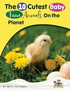 Front cover_Baby Farm Animals Booklet With Activities for Kids ages 4-8