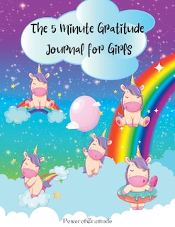 Front cover_The 5 Minute Gratitude Journal for Girls
