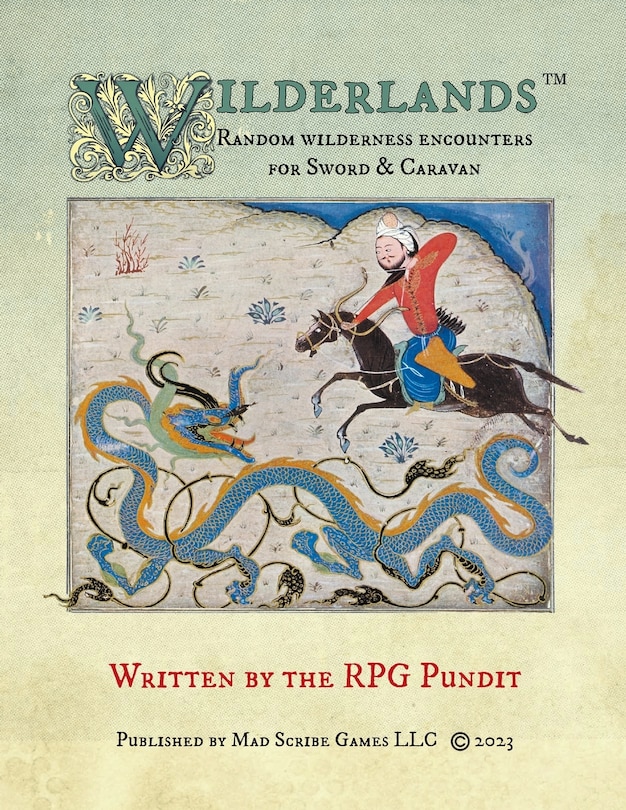 Front cover_Wilderlands - Random wilderness encounters for Sword & Caravan