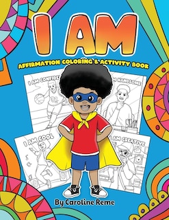 Front cover_I AM affirmation coloring and activity book