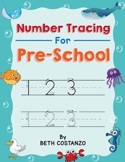 Front cover_Number Tracing book for Preschoolers