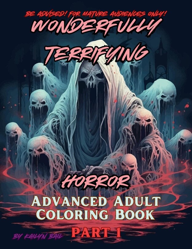 Couverture_Wonderfully Terrifying Horror Advanced Adult Coloring Book Part 1