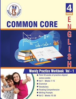 Couverture_4th grade Common Core ELA Test Prep