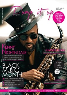 Couverture_Pump it up Magazine - Vol.7 - Issue #6 - Saxophonist Extraodinaire Kenny Nightingale