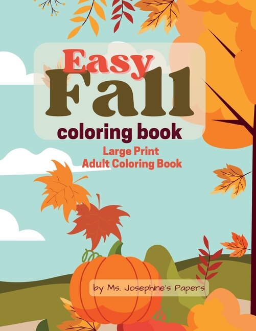 Front cover_Easy Fall Coloring Book