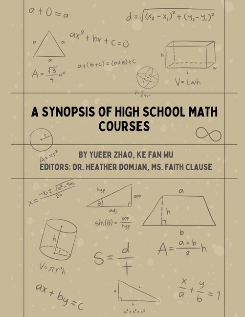 Front cover_A Synopsis of High School Math Courses