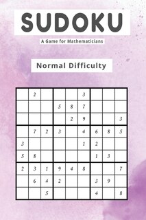 Front cover_Sudoku A Game for Mathematicians Normal Difficulty