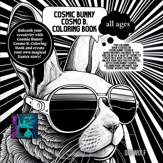 Front cover_Cosmic Bunny Cosmo B. Coloring Book