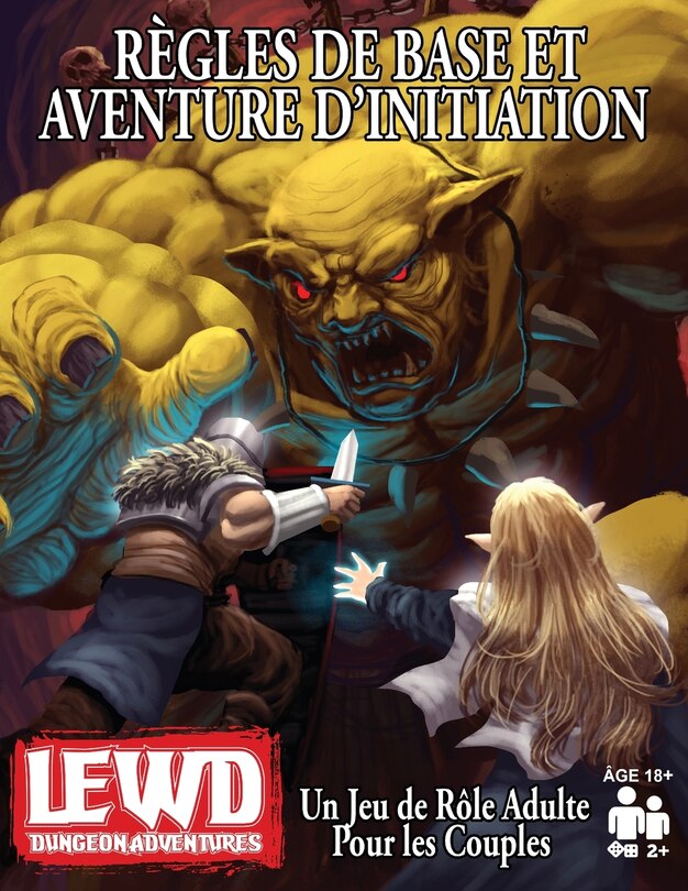 Front cover_Lewd Dungeon Adventures Règles de Base et Aventure D'initiation