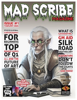 Front cover_Mad Scribe magazine issue #1