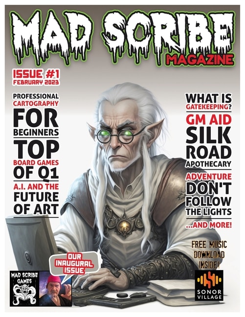 Front cover_Mad Scribe magazine issue #1