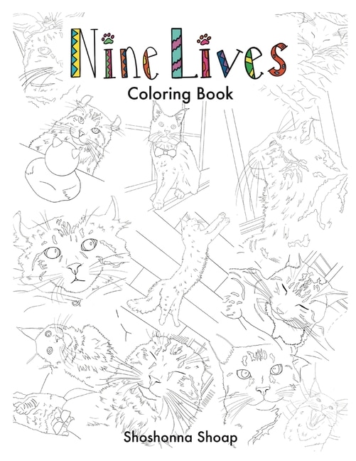 Front cover_Nine Lives Coloring Book
