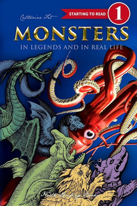 Front cover_Monsters in Legends and in Real Life - Level 1 reading for kids - 1st grade