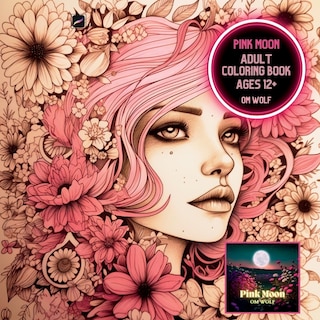 Couverture_Pink Moon Adult Coloring Book