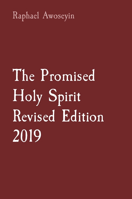 Front cover_The Promised Holy Spirit Revised Edition 2019