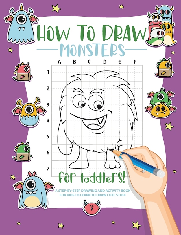 Front cover_How to Draw Monsters for Toddlers