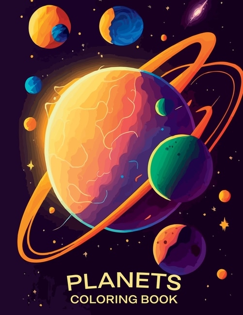 Planets Coloring Book