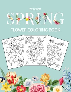 Front cover_Flower Coloring Book