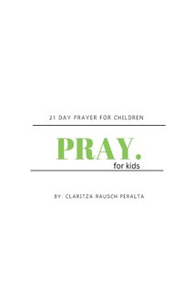 Couverture_Pray for kids